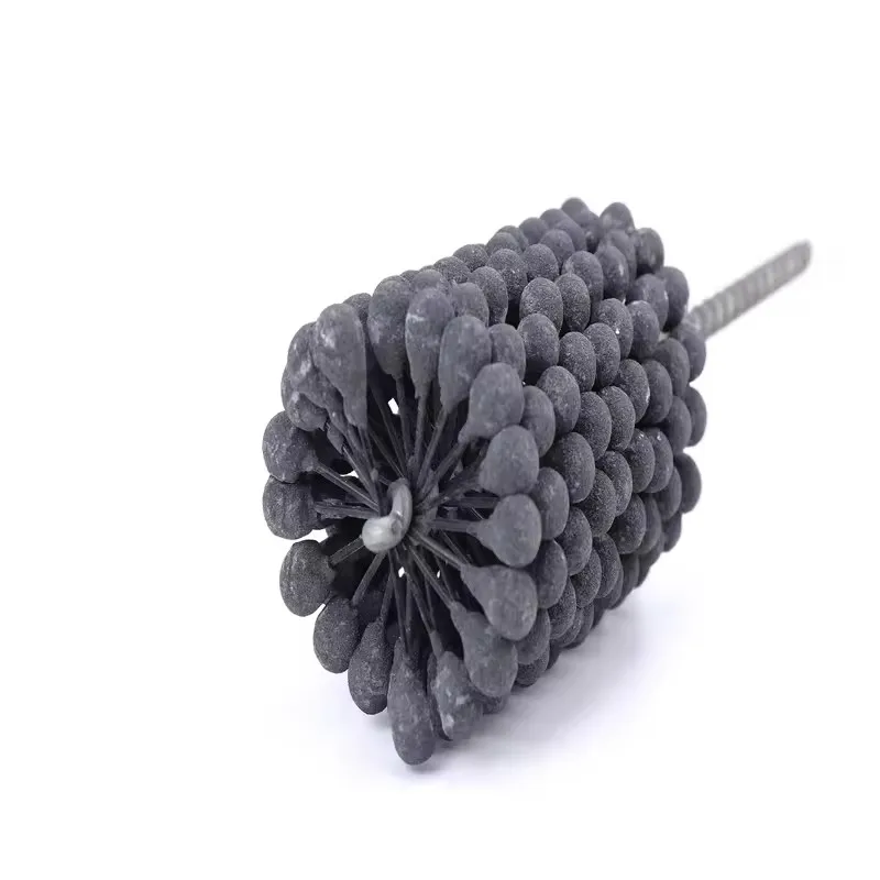 Цилиндрические шлифовальные инструменты абразивная шариковая щетка для отделки поверхности полировальная