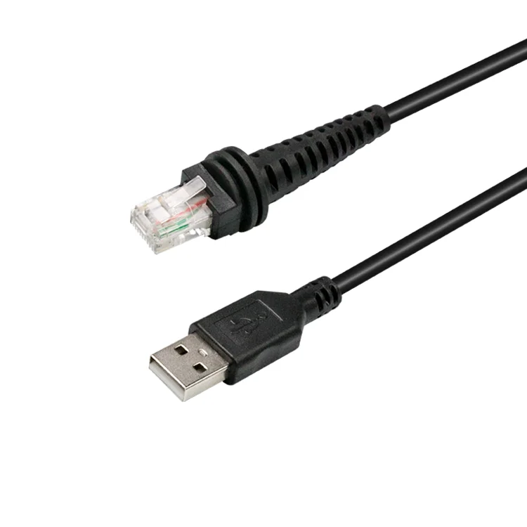  Quality Cable 2m 3m 5m USB to Rj45 male POS Cash Register for Honeywell 1900 1902 Barcode