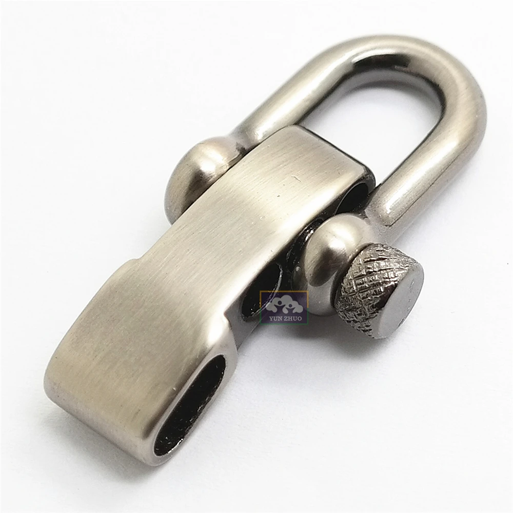 Custom design paracord bracelet shackle for survival product with LOGO