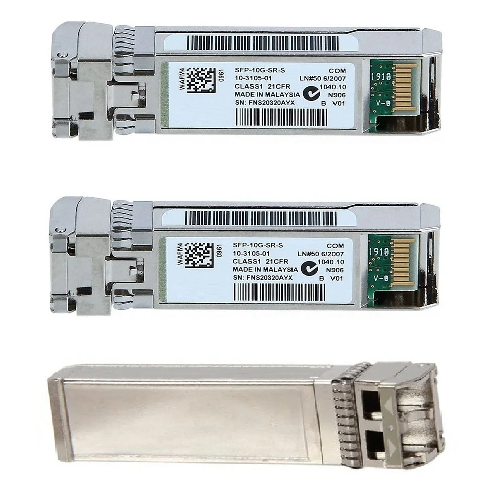 New sealed BP Green Hologram SFP-10G-SR New 5 in box 10GBASE-SR 850nm SFP+ fibre optical module
