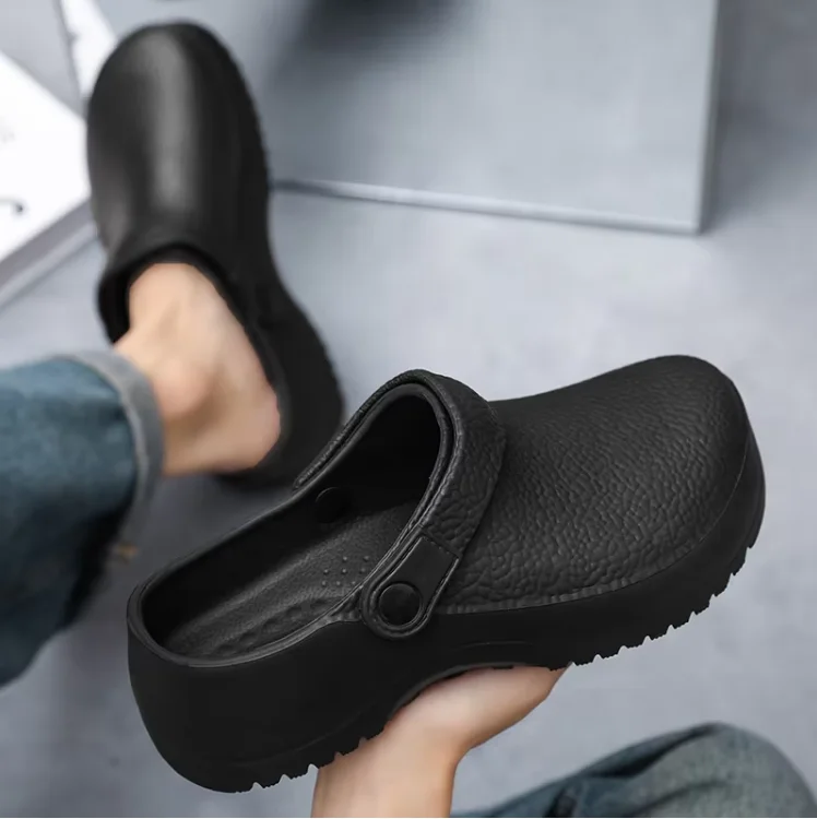 Wear-resistant Non-slip Safety Protection Nurse Chef Clog Kickers Shoes Medical Nurses Safety Shoes Without Lace