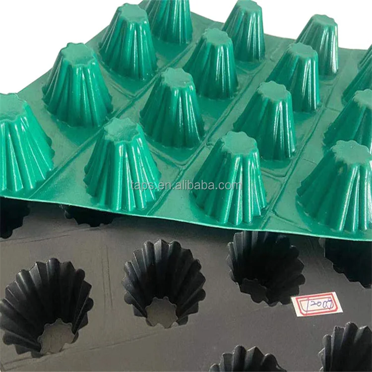 Plastic Dimpled Foundation Membrane/ Dimple Waterproof HDPE Drain Board