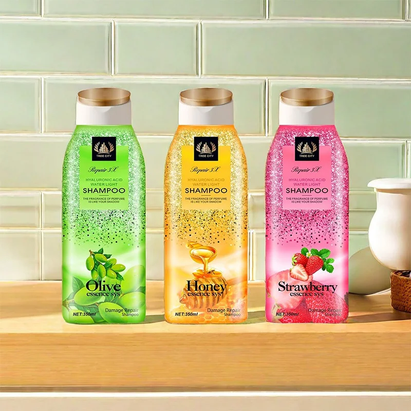Luxury Moisturizing Nourishing Strawberry Olive Oil Honey Natural Organic Hair Shampoo