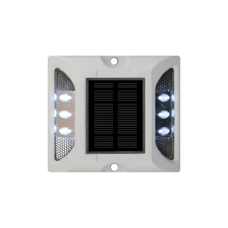 Popular Vialeta Solaris Aluminium Cat Eye Road LED Stud Waterproof IP68 White Reflector Solar Road Marker