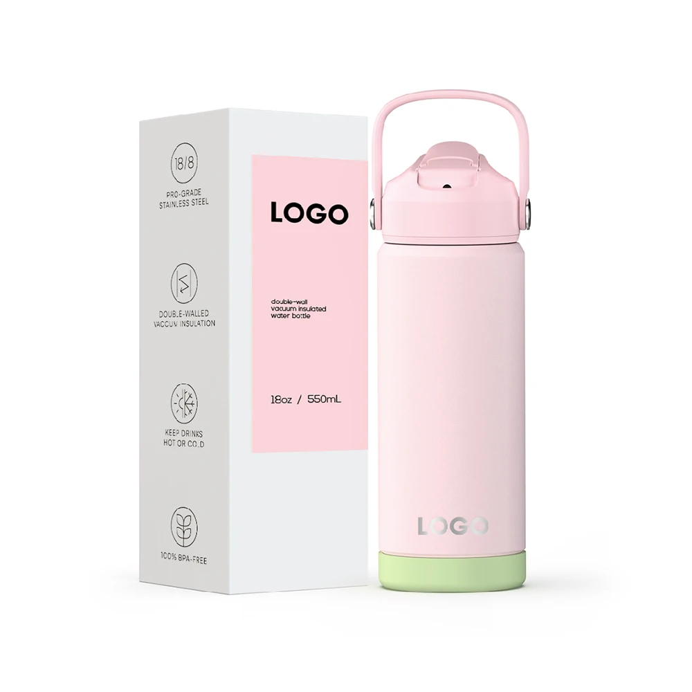 Bpa Free 18oz Stainless Steel Vacuum Flask Insulated Water Bottles