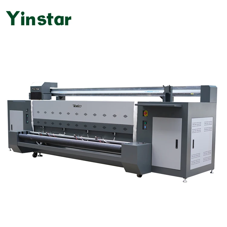 Yinstar 2.2m Sublimation flag printer multi color large format inkjet printer high accuracy machine