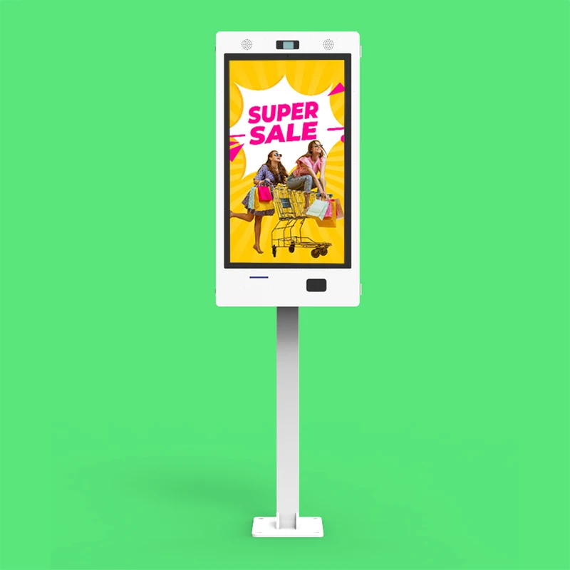 32 дюйма наружная Вертикальная емкостная сенсорная высокая яркость и водонепроницаемость самообслуживание машина для заказа с кодом подметания принтера