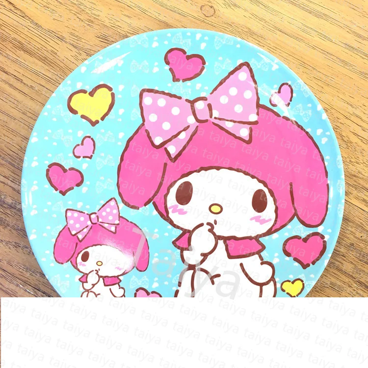 Wholesale Creative plate kawaii rabbit anime Cartoon Eight-Inch gifts Drop Resistance Snack Fruit Plate