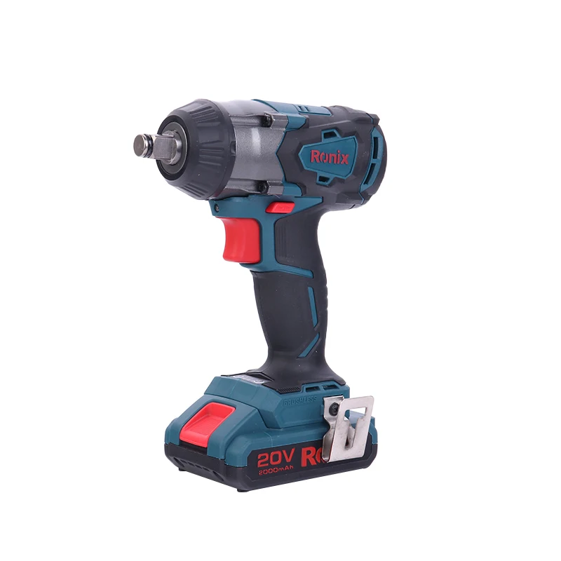 Ronix power impact drill cordless Model 8907 20V Li Ion Battery Rechargeable Brushless Cordless Electric Impact Wrench