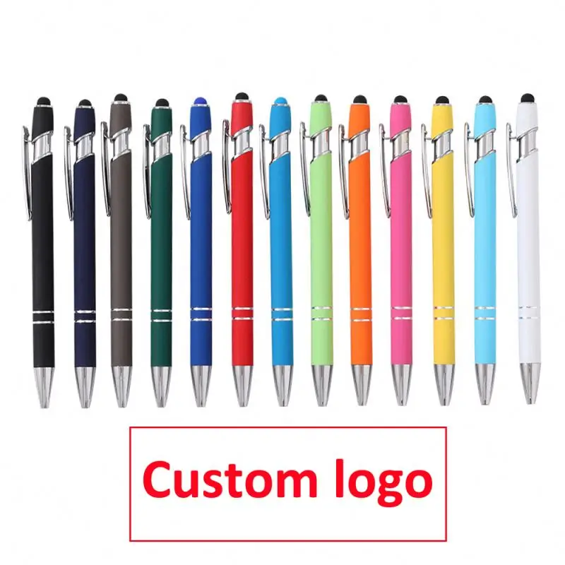 Logo Projection Promotional Flashlight With Different Color Mini Metal Custom Bic Pens Ballpoint Pen