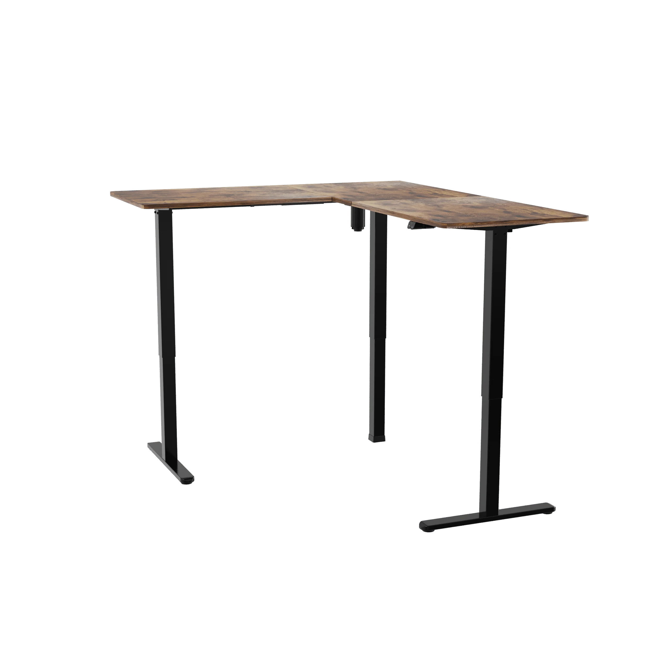 V-mounts adjustable height L shaped desktop Single Motor home office electric desk VM-JSD5-01-L