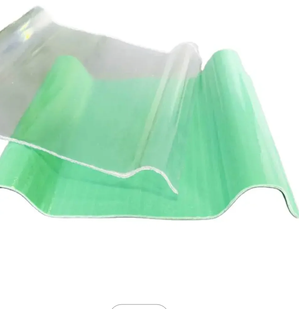 Легкий прозрачный усиленный гофрированный пластиковый кровельный лист Красочные FRP прозрачные панели крыши