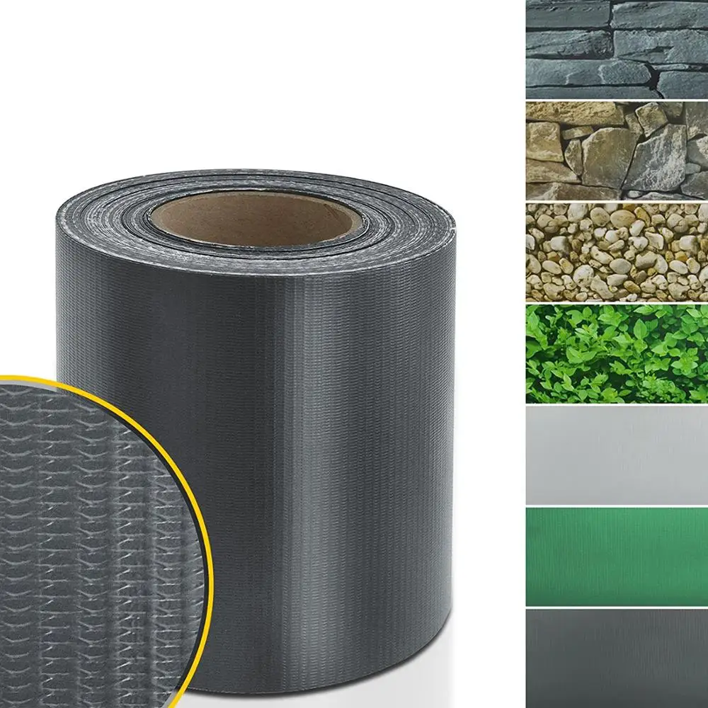 UV- resistant decorative garden fence pvc strip tarpaulin fence material China good supplier