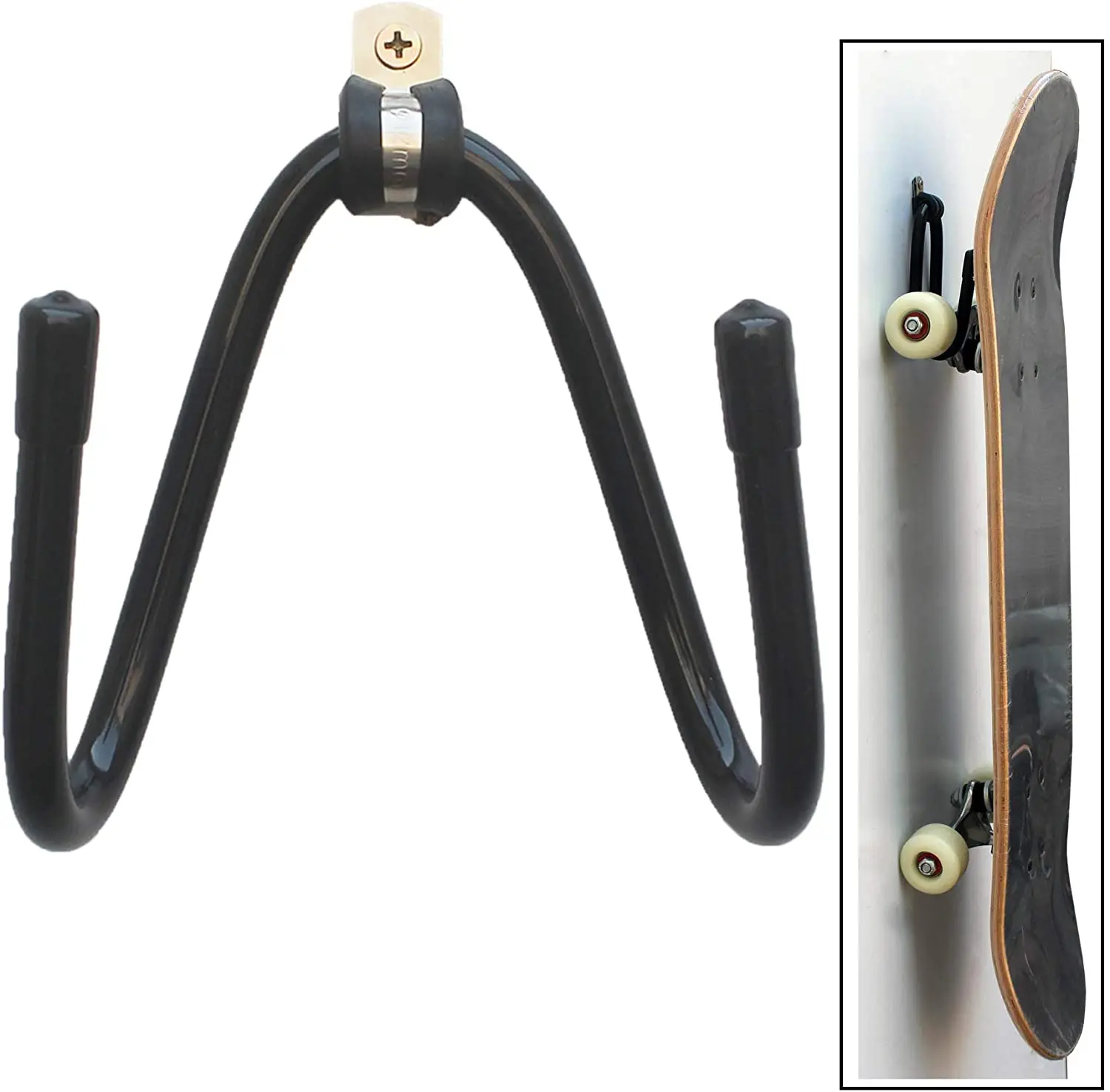 Skateboard Wall Mount Skateboard Wall Hanger Storage Rack Flexible Hanger Fit Cruiser Boards Skateboards Penny Boards Longboards