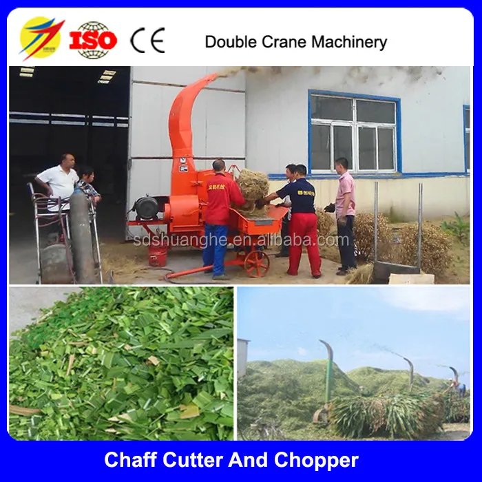 Cow Sheep Paddy Straw Cutting Machine Hay Corn Maize Silage Grass Chopper Machine Animal Feed Processing Machines Chaff Cutter