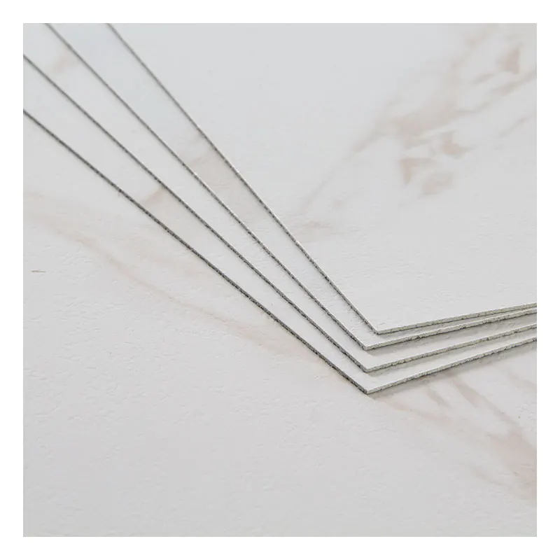 PVC Floor Sticker Simple Wood Bead Ceramic Training Layer Style Surface White Marble Vinyl Floor PVC Floor Sticker