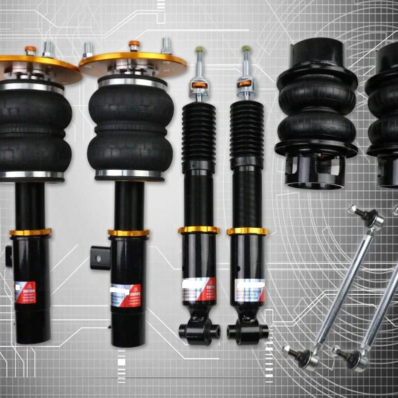 Force Damping Adjustable 32 ways 16 ways levels adjusting rubber Air spring shocks for BMW F30