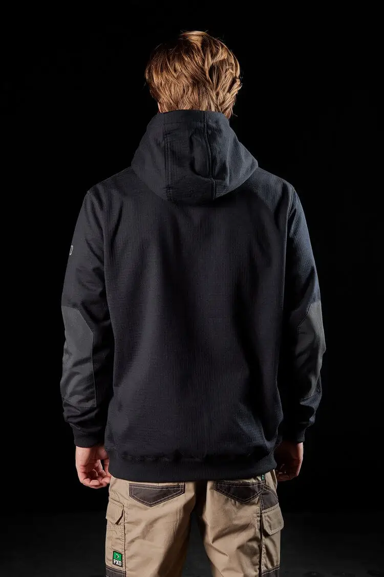  Private Label Hoodies Custom Logo Black Workwear Casual Work Hoodie
