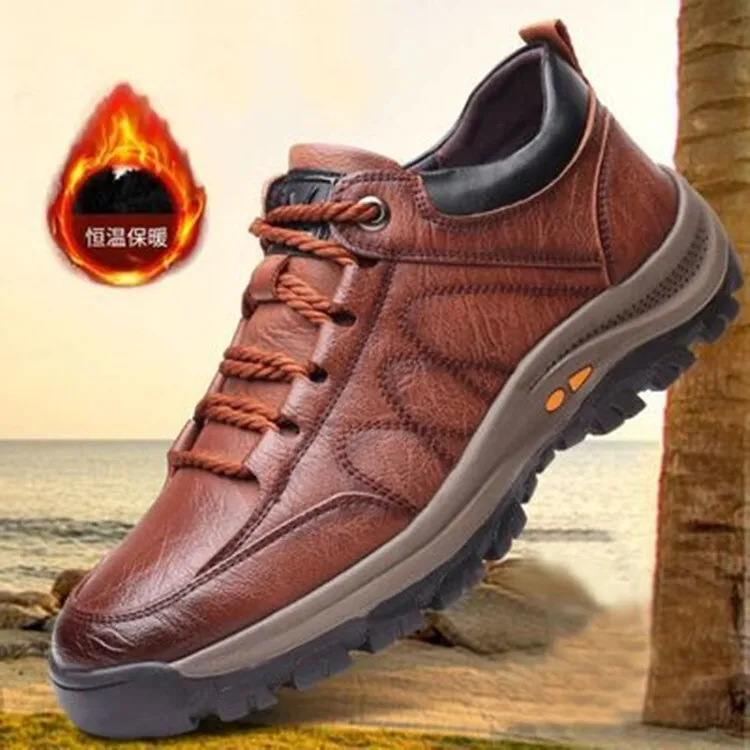 New Original Custom Design Mens Casual Shoes Leather Lace-up Climbing Shoes for Teens men casual shoes