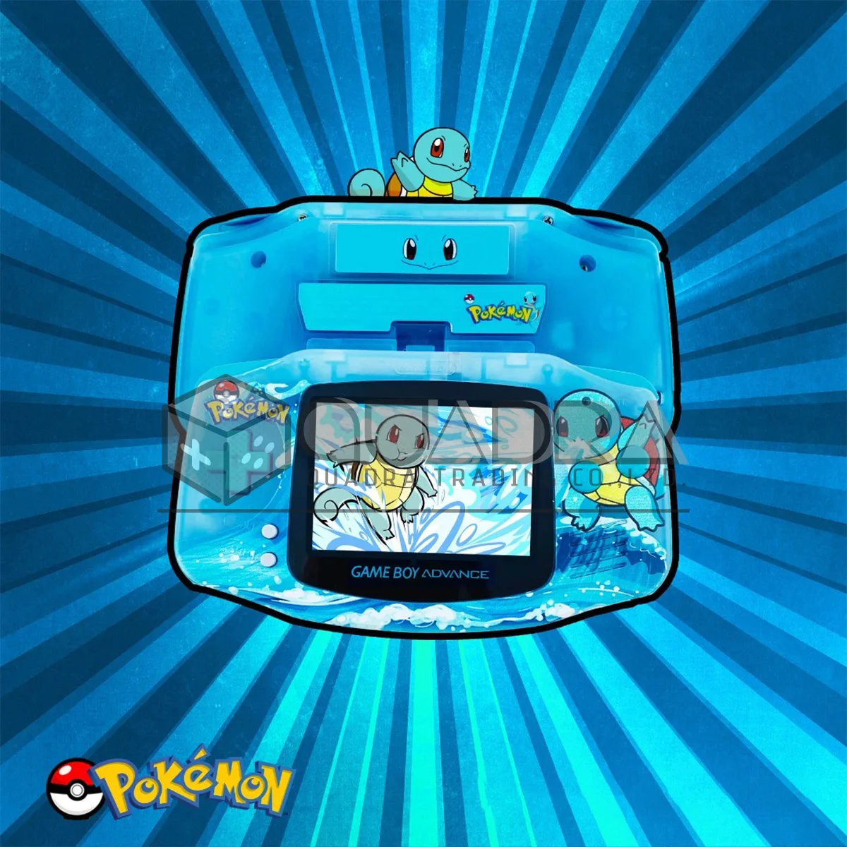  Squirtle Blue Shell подсветка IPS экран видео геймпад игровая консоль для Nintendo Gameboy Advance