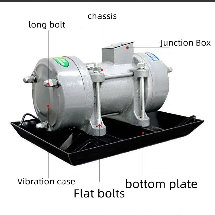 230V Electric External Concrete Vibrator Plate 2HP Concrete Vibration Motor