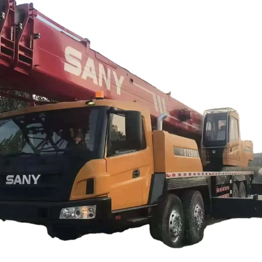 Китайский высококачественный автокран 55ton STC550 в хорошем состоянии низкая цена с высотой подъема 61 м