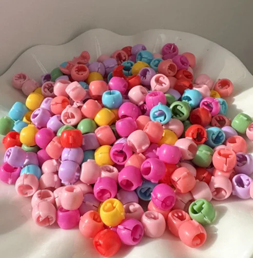 Cheap Hair Accessories 10pcs/set Mini Size Plastic Hair Claw Clip Colorful Multi Styles Flower Rabbit Crown Small Resin Hairgrip