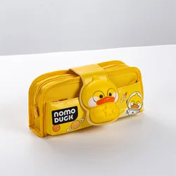 Maihe Cartoon lovely double zipper large capacity portable decompression pen bag INS Japanese style pencil case with theme IP