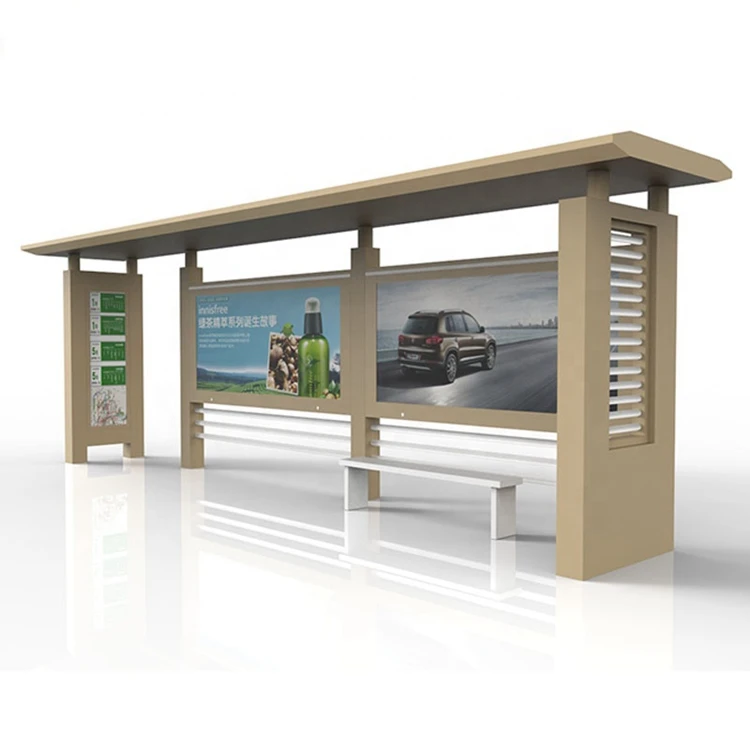 
Modern bus stop shelter design for professional manufacturer of bus shelter  (1600096348254)