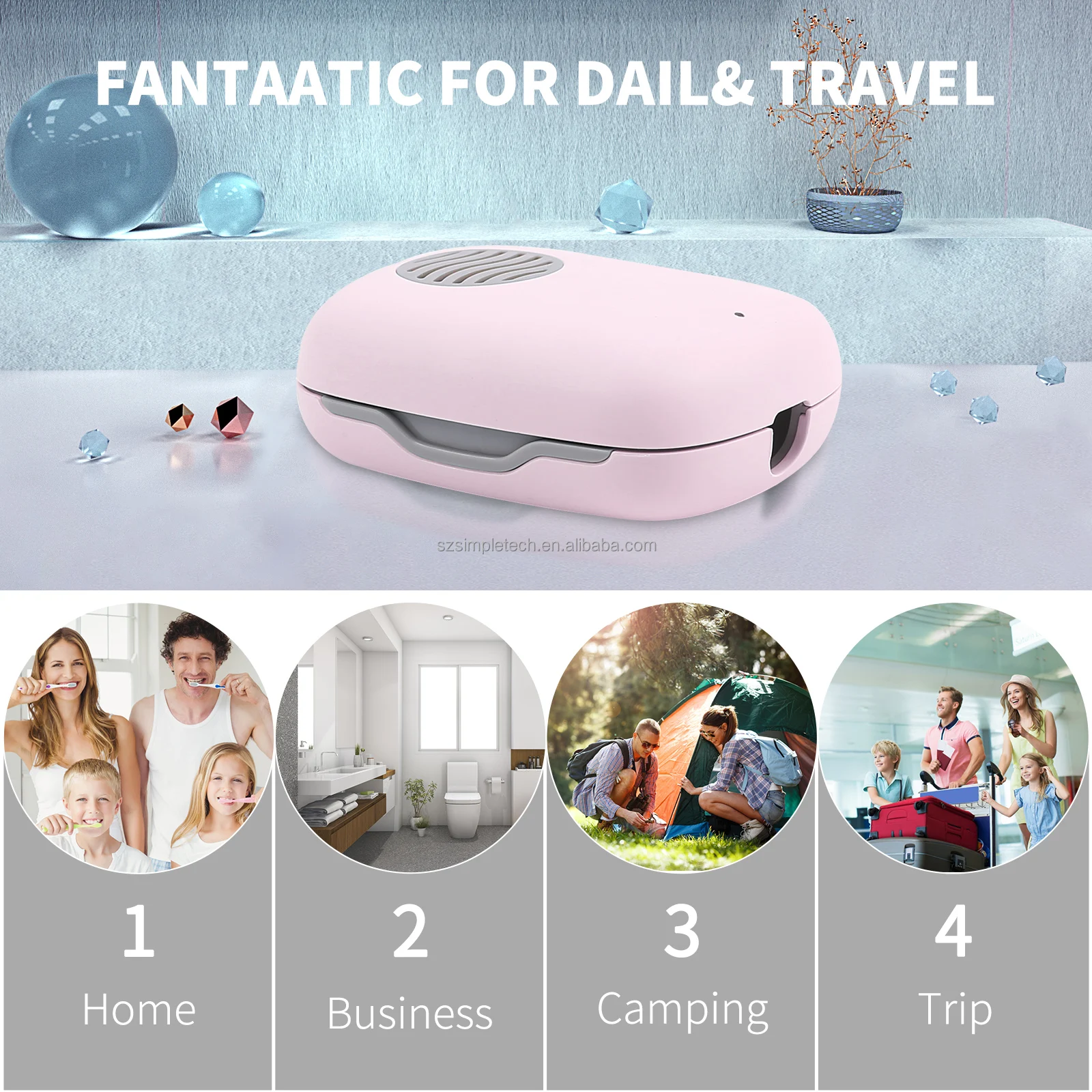 Toothbrush disinfecting box