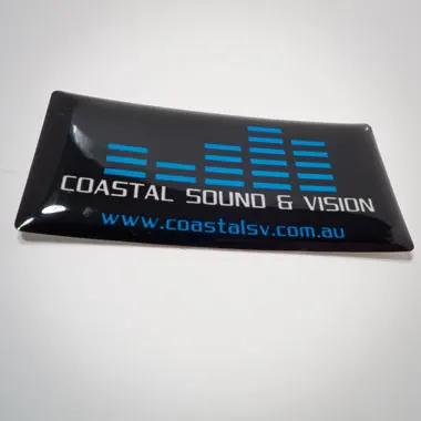 Self-adhesive Crystal Sticker 3D Epoxy Dome Label Free Sample Custom Labels