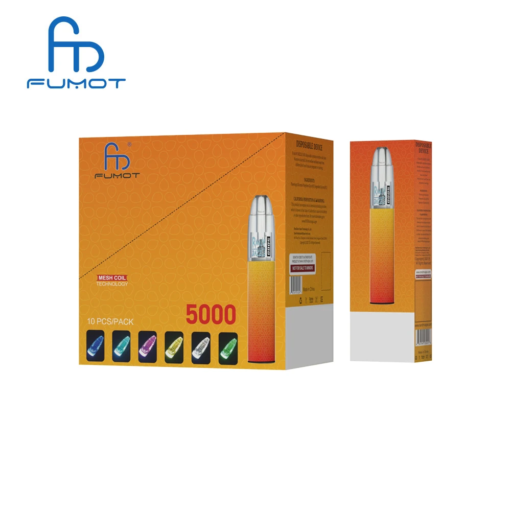 Перезаряжаемая подарочная упаковочная коробка Fumot R M, оригинальный дизайн R и M, Dazzle 5000