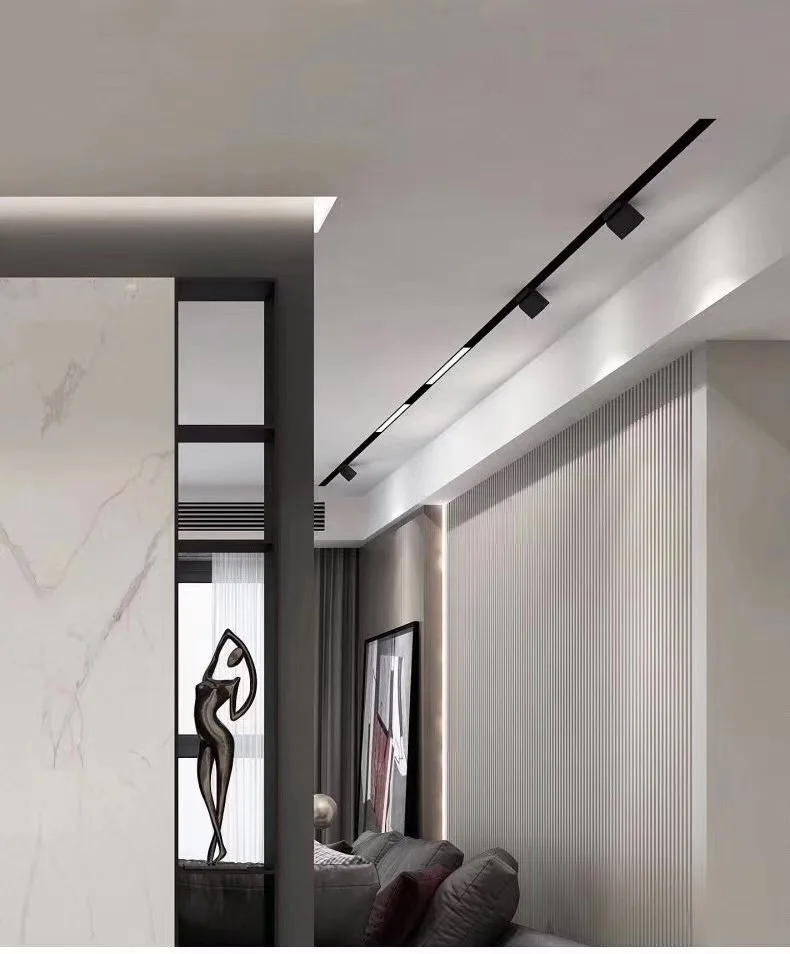 Заводская цена ZCL188M Уникальный Маленький точечный потолочный COB светодиодный рабочий светильник Магнитный Трековый светильник