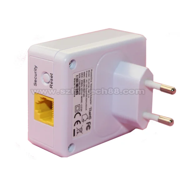 Best 500Mbps Powerline adapter Kit outlet Wired Ethernet Bridge PLC with socket
