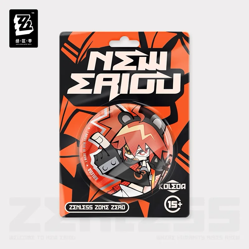 Серия Zenless Zone Zero Ridu Journey серия Belobog тяжелая промышленность Q версия значки с оловянными листами металлические банки для поделок штифты покрытием