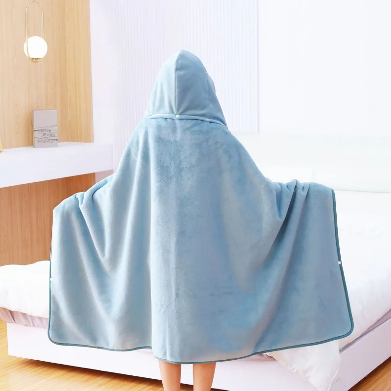 Christmas series top quality printed fleece waerable hoodie blanket oversize,hoodie blanket hoodie