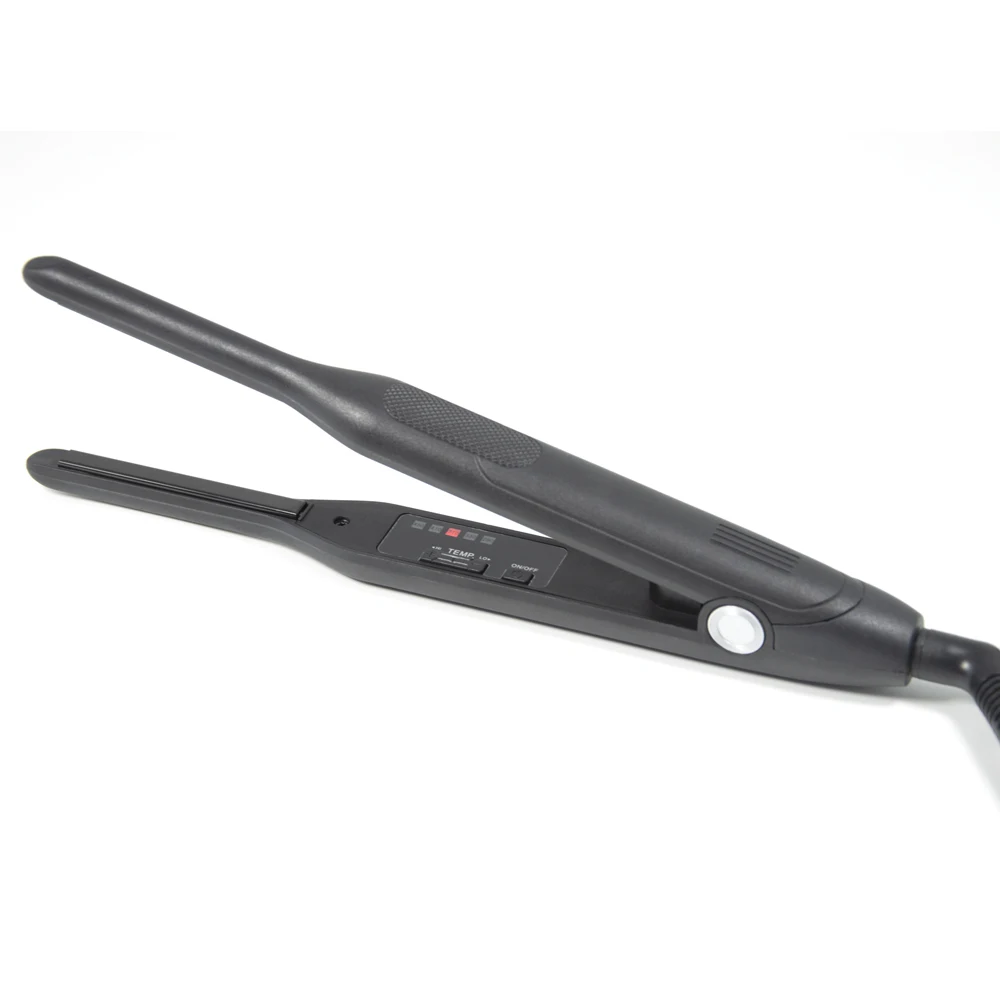 mini salon professional with light weight 450 led lcd display ceramic men  hair straightener for short hair
