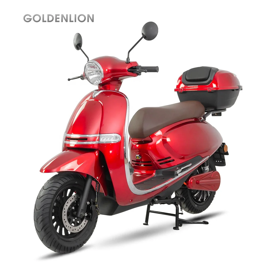 EEC Approved SAKURA Electric Scooter 4000W with Removable Lithium Batteries and Strong Disc Brake Systems GOLDEN LION