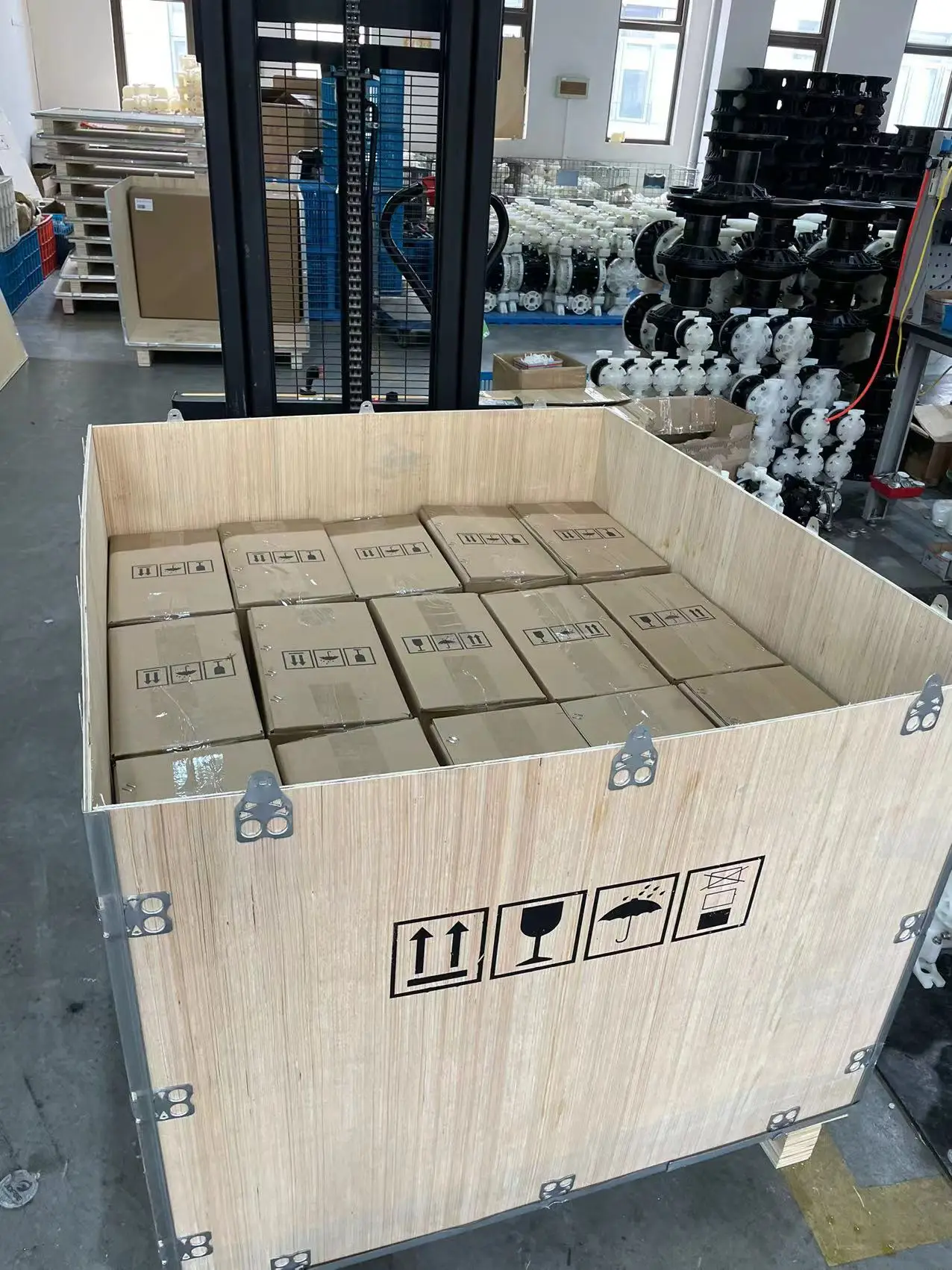 Chemical liquid transfer air operated double diaphragm pump plastic pump