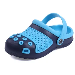 Детские тапки для мальчиков нескользящая Мягкая подошва пляжная обувь без подкладки Детские садовые Тапочки