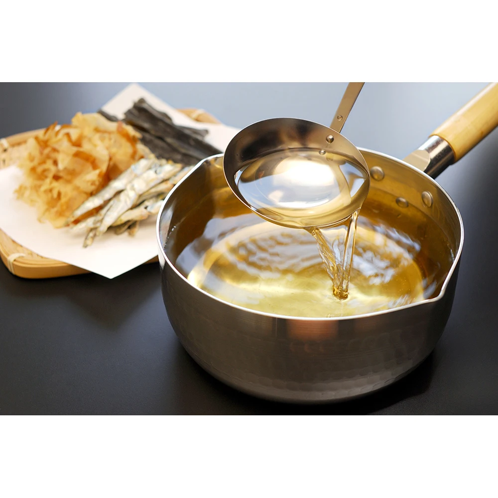 Delicious strong bonito and kelp seafood umami flavor soup stock pack for all Japanese dish sweet and salty