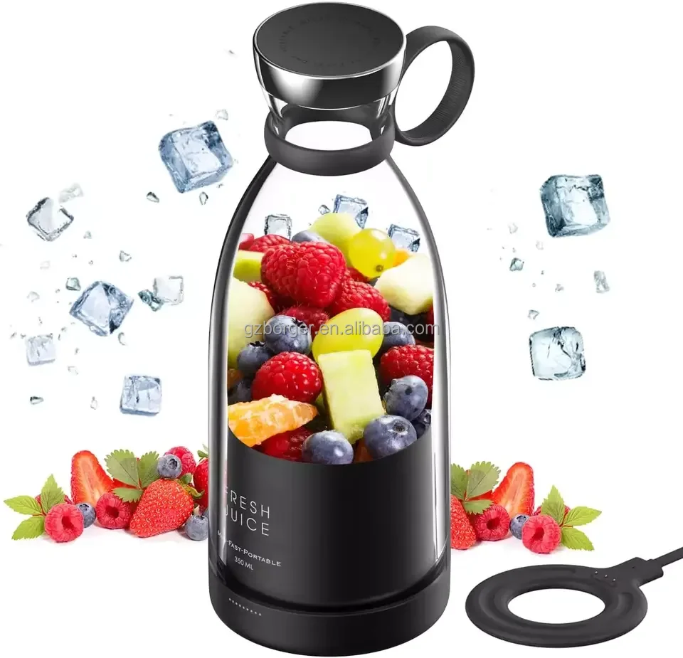 Travel Personal Mini Handheld Electric Rechargeable Food Mixer Cup Smoothies Fresh Fruit Juicers Blander Bottle Portable Blender