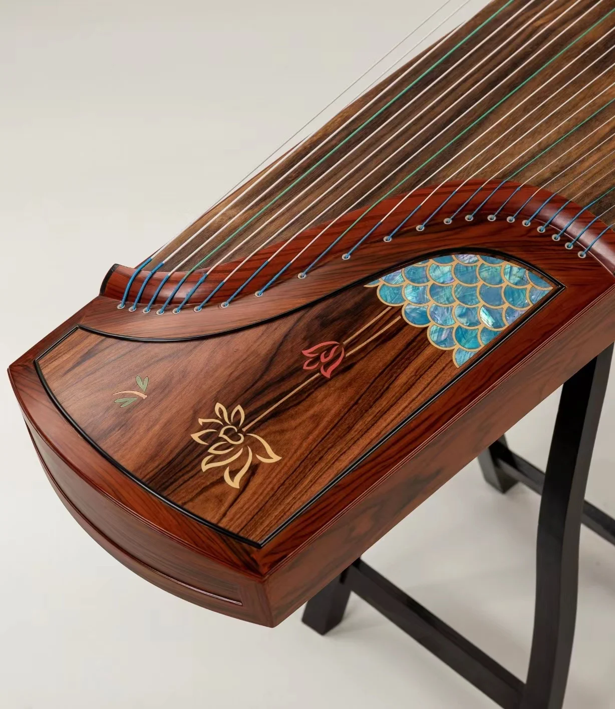 Традиционный 21-струнный китайский музыкальный инструмент Guzheng Zither выкопанный вручную для записи бренд Ctnc
