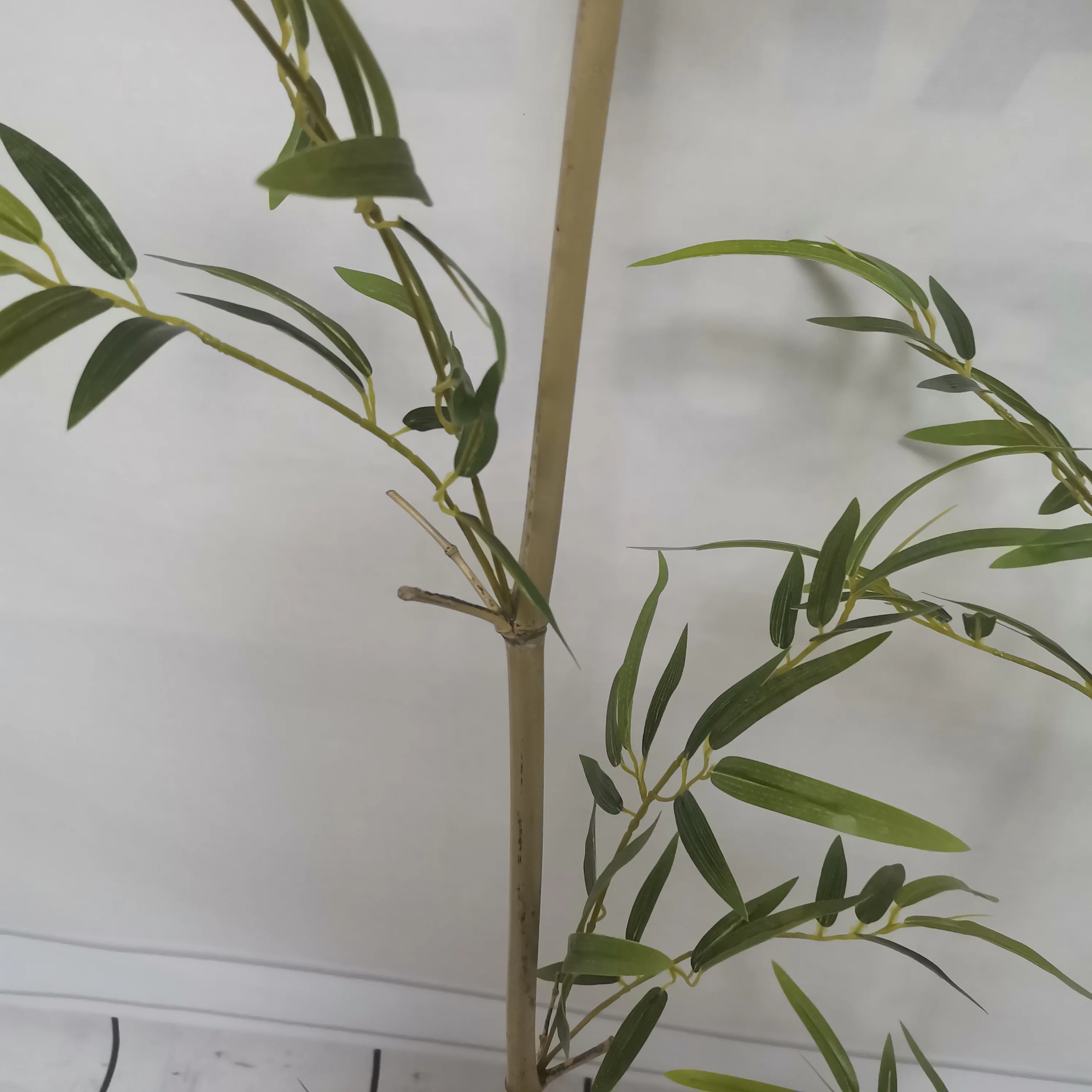 China wholesale green plant fence Wall artificial bamboo tree for outdoor decoration