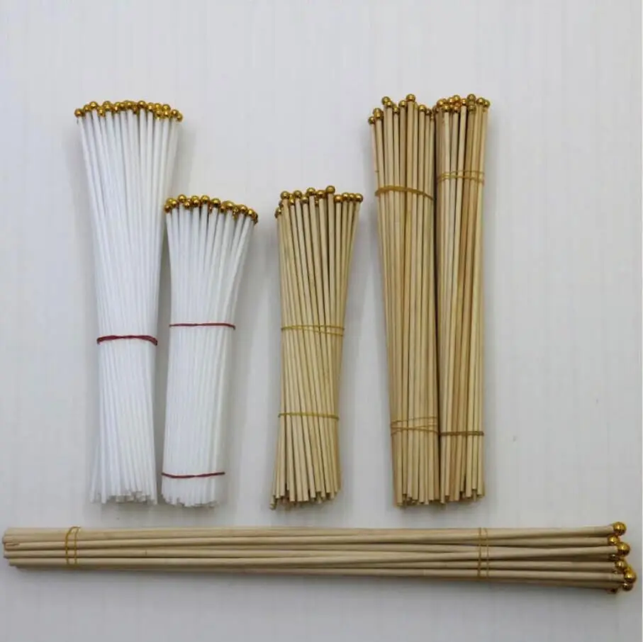 factory wholesale 30cm 40cm 60cm hand waving pole customized bamboo flag pole