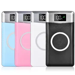 high quality for phone wireless power bank 10000mah led light battery charger power bank  portable charger power bank