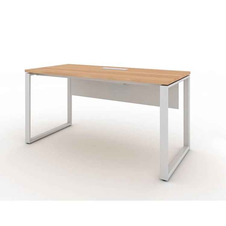 
Simple Design Office Study Desk Office Workstation with Steel Frame 
