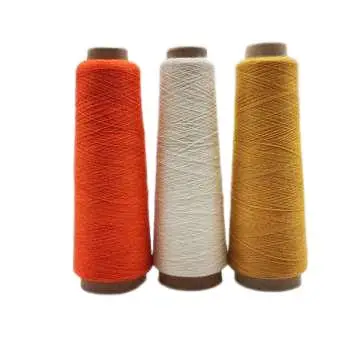 80% Viscose 20% nylon 30s/2 chinese manufacturer selling fancy elasticity knitting yarn core spun yarn style
