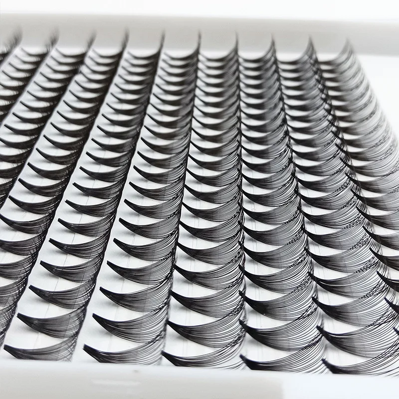 Pbt Материал 4D 3D-6D готовые ресницы для наращивания, высококачественные корейские шелковые ресницы, мягкие и натуральные Смешанные заказы, индивидуальный логотип