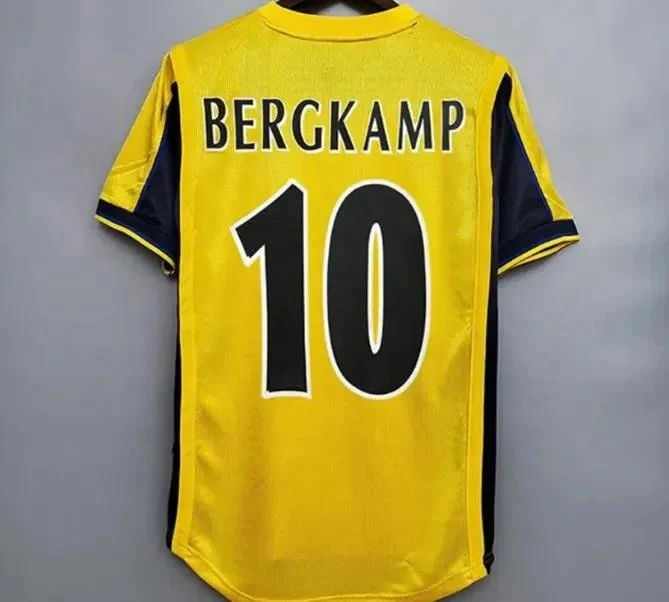 RETRO Soccer Jerseys HENRY BERGKAMP Mens Football Shirt VIEIRA MERSO N ADAMS Jersey futbol shirt Short Sleeve Uniforms